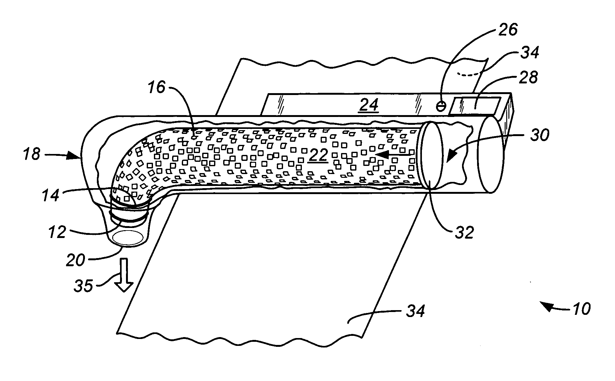 Rolling tube apparatus and method for treating a wound