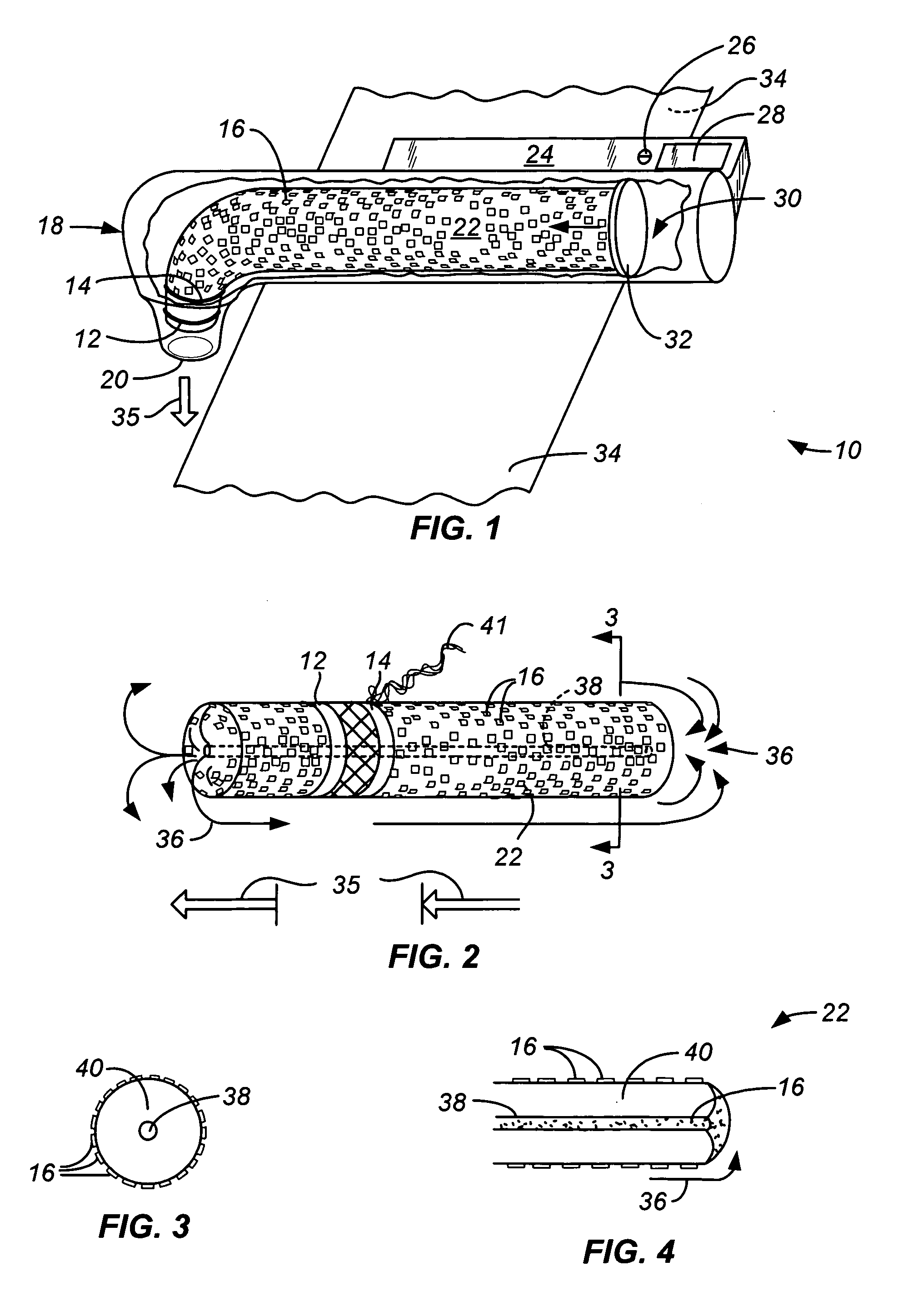 Rolling tube apparatus and method for treating a wound