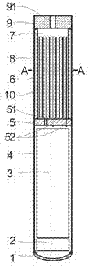 Platy tar-storing heat-producible electronic cigarette