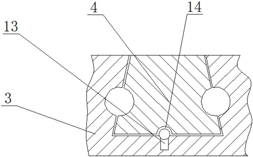 Low-voltage house service wire fixing device