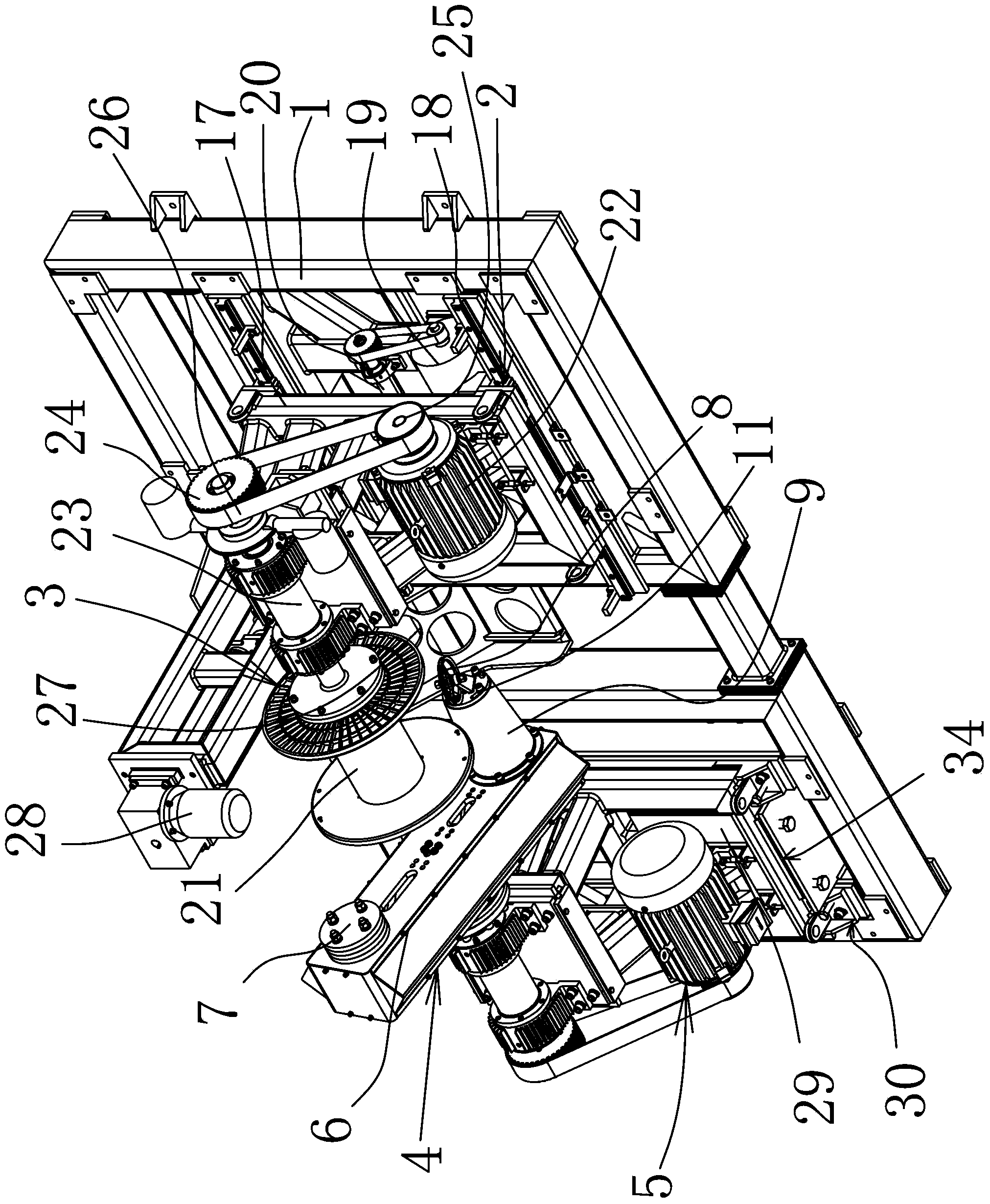 Cable single twister allowing height and side-direction adjusting