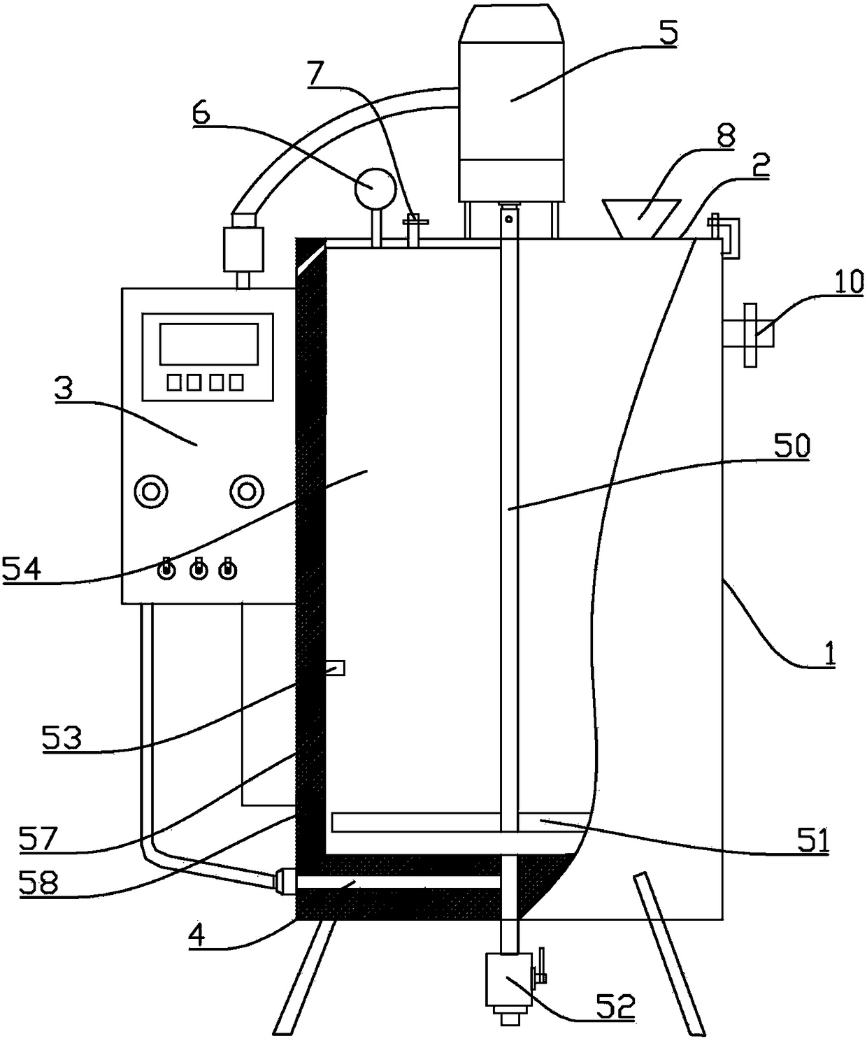 Domestic home-brewing equipment and method for brewing by utilizing same