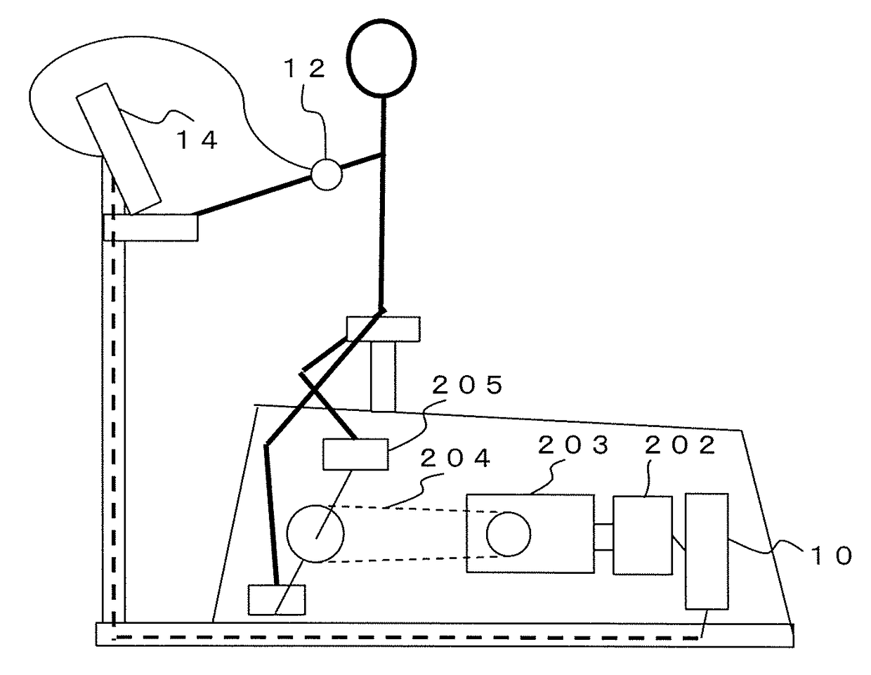 Control apparatus and method for exercise therapy device