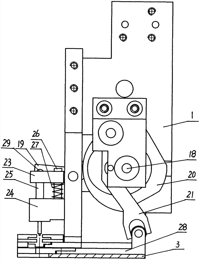 Computer embroidery machine glass bead multicolor bead sending device