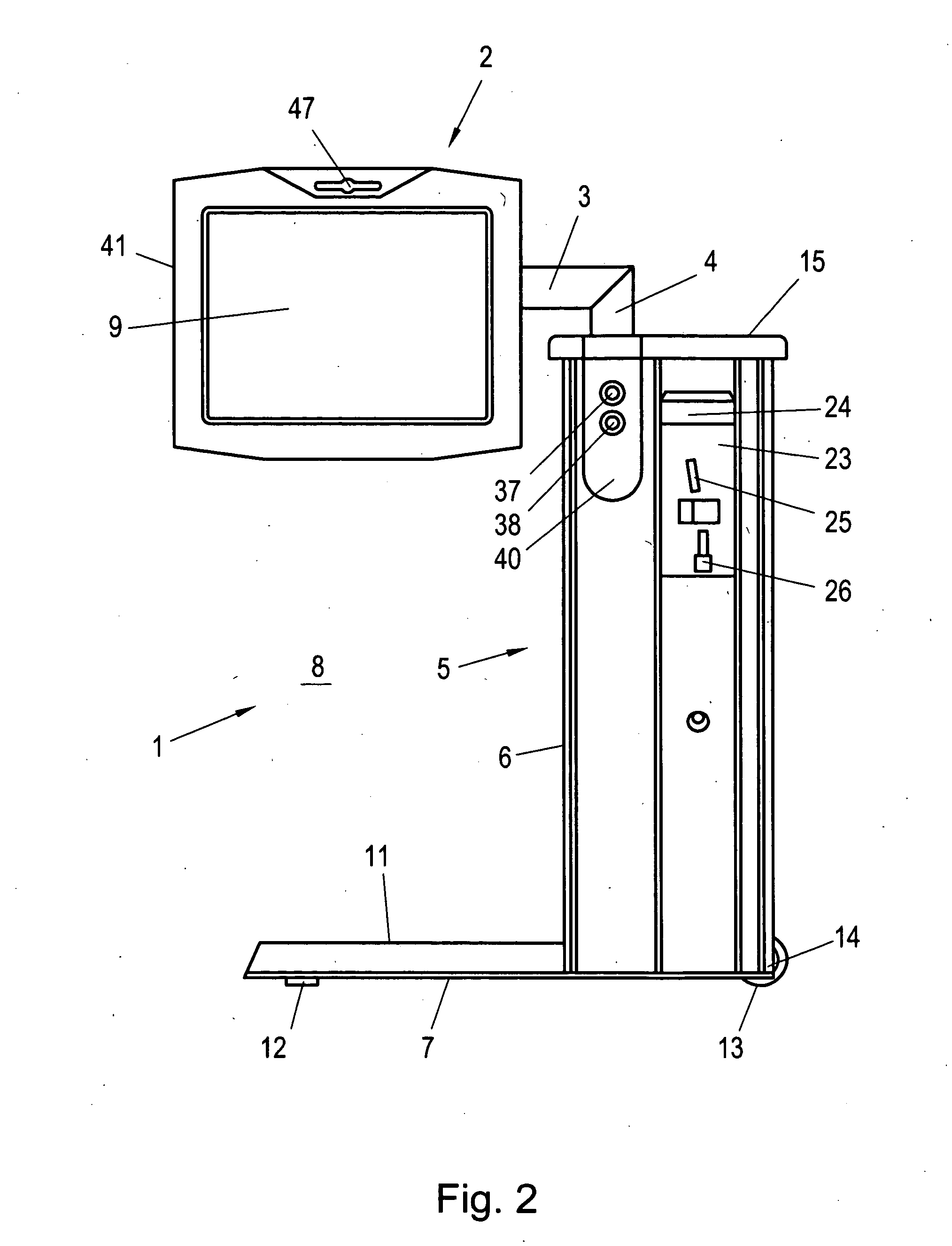 Device for reproducing information for entertaining or data processing