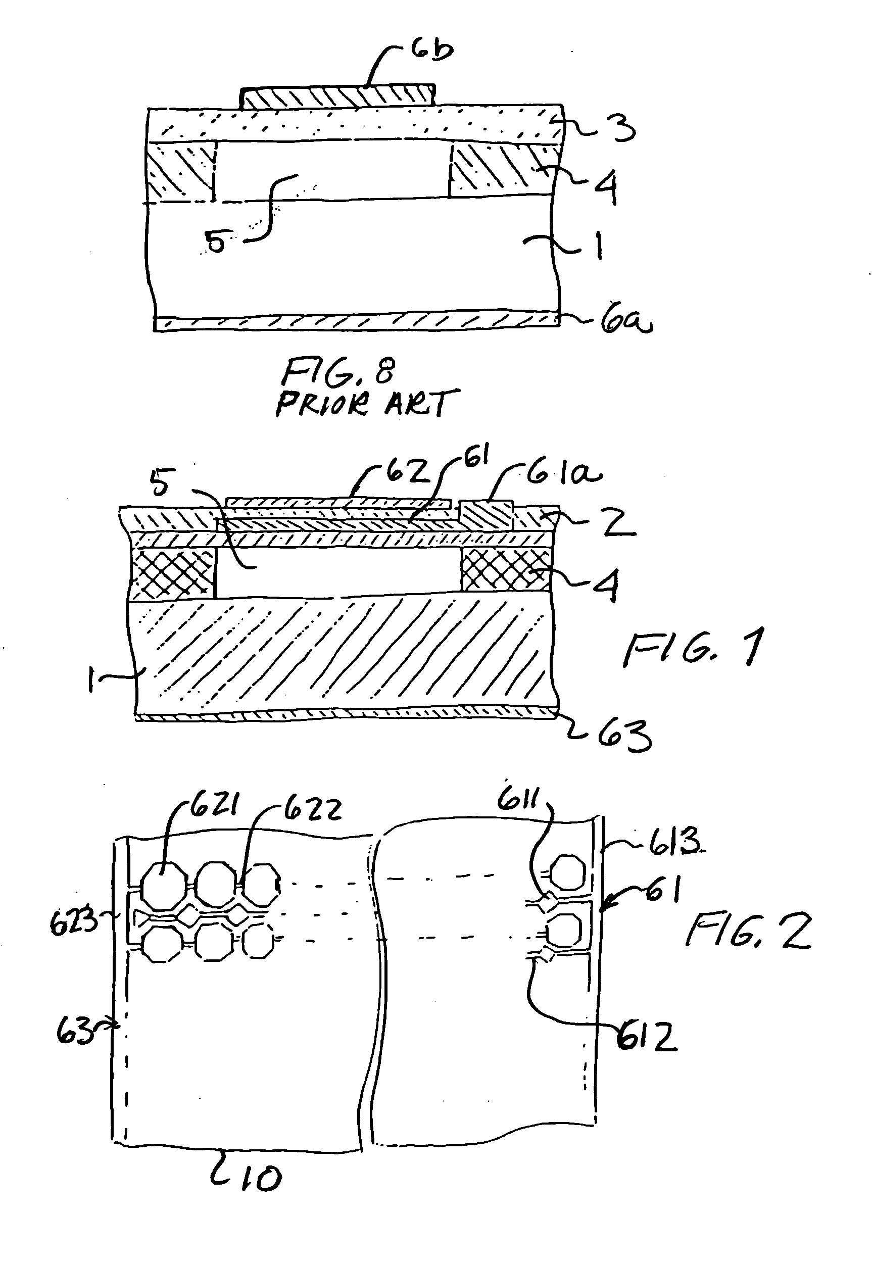 Electrostatic membranes for sensors, ultrasonic transducers incorporating such membranes, and manufacturing methods therefor