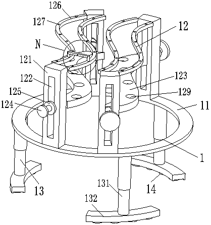 An automobile central control panel odor performance detection device and detection method thereof