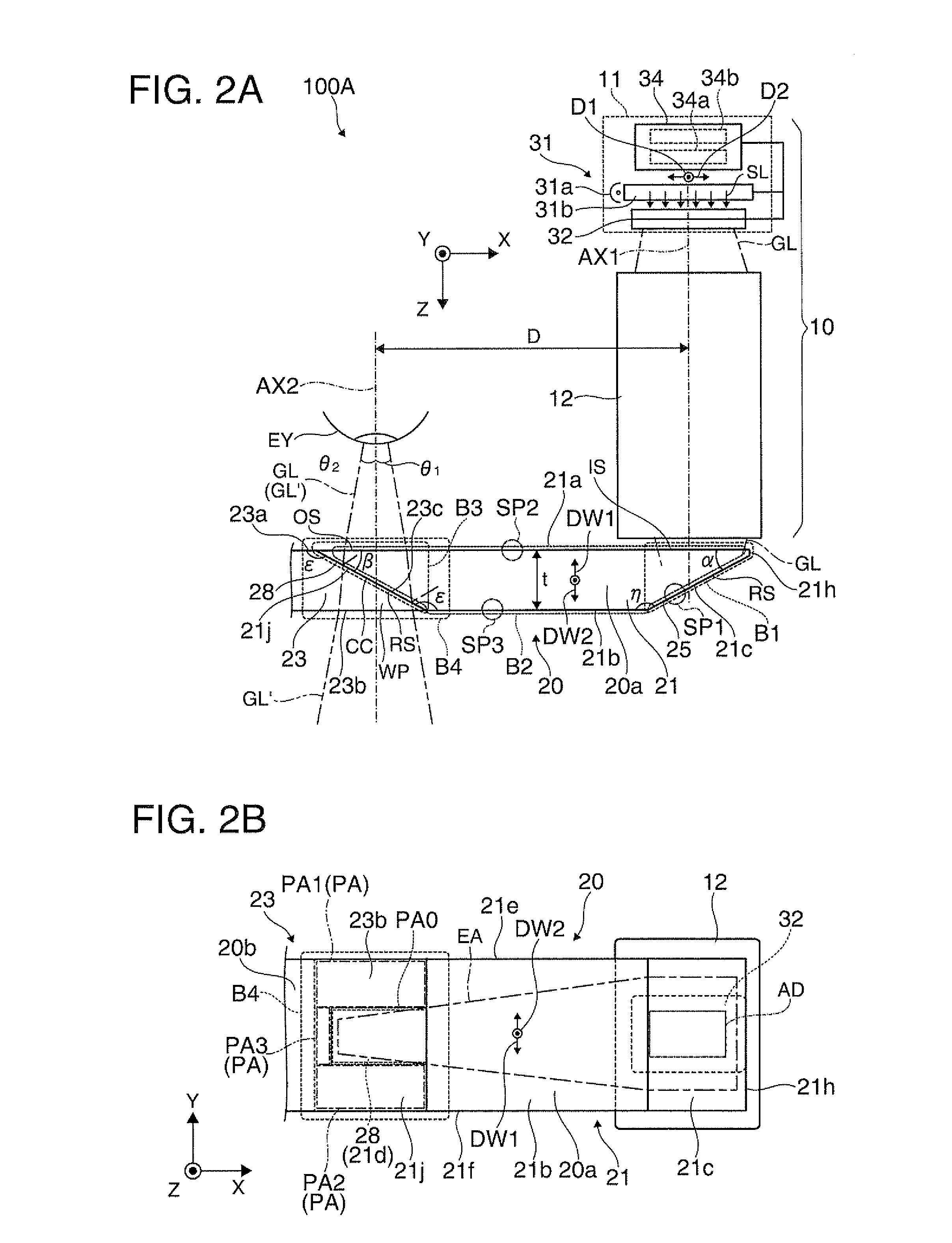 Virtual image display device