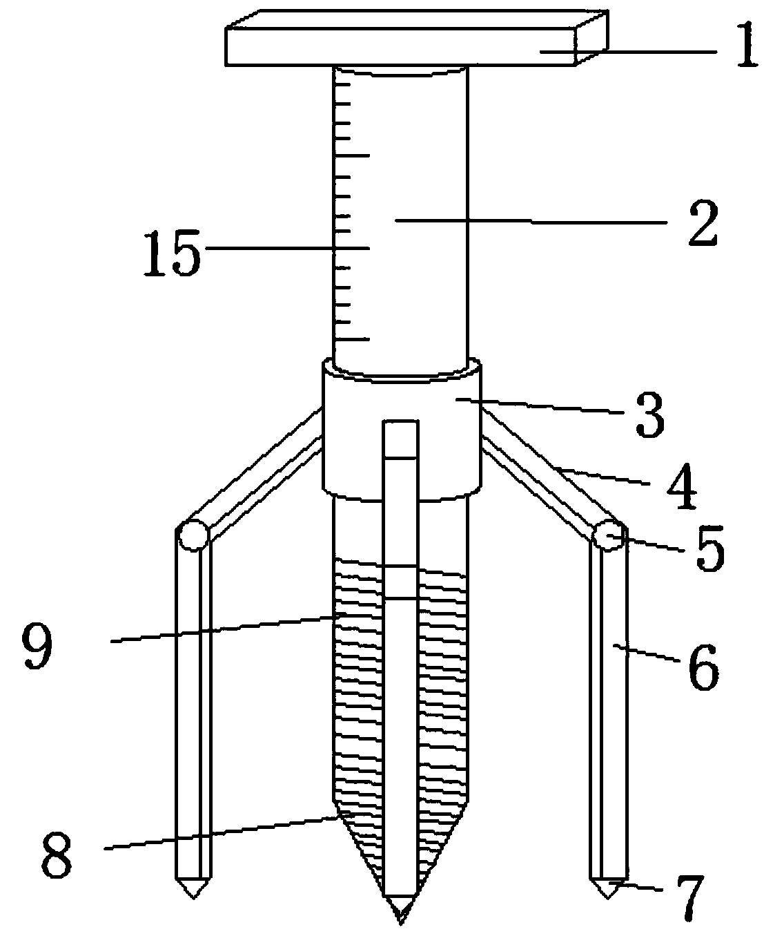 Apparatus for taking out caput femoris