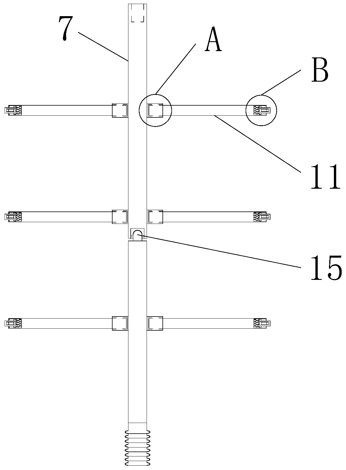 Novel roll screen convenient for displaying