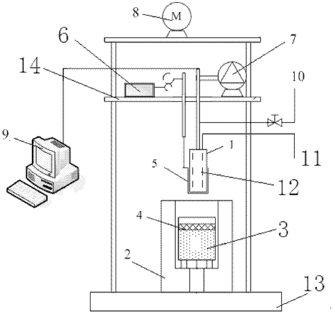 Steel liquid solidification simulator in continuous casting crystallizer