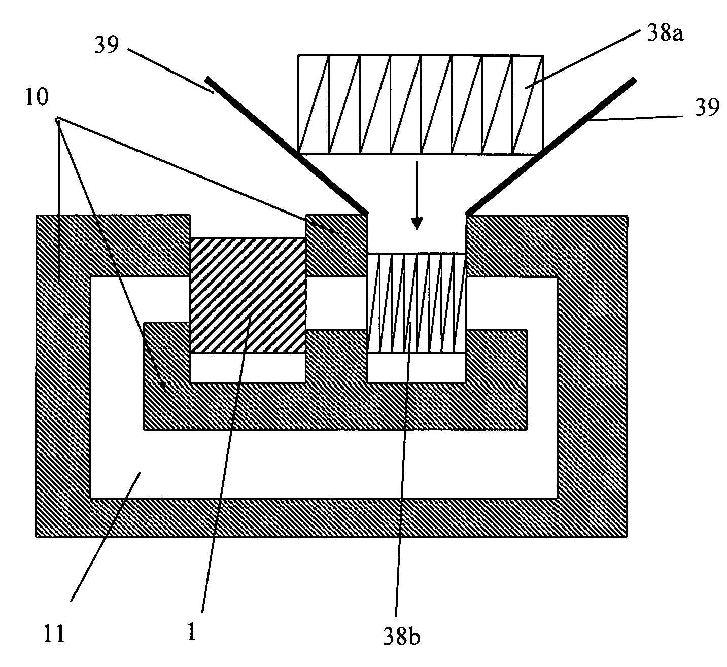 Molded piezoelectric apparatus