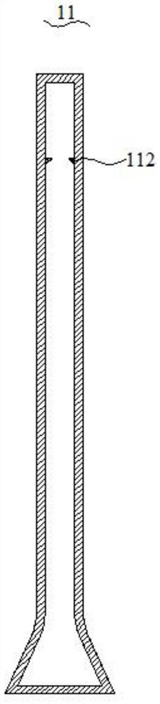 Device for pushing out lacrimal drainage pipe