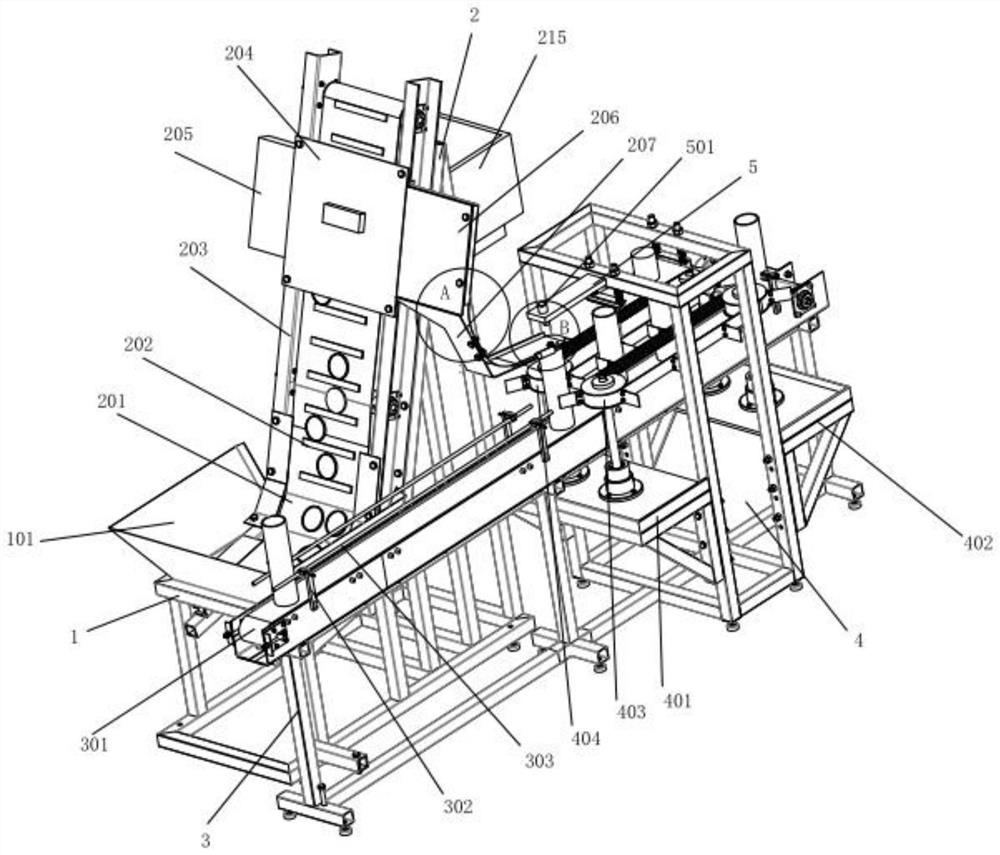 Photoelectric unloading device for sesame cake and its working method