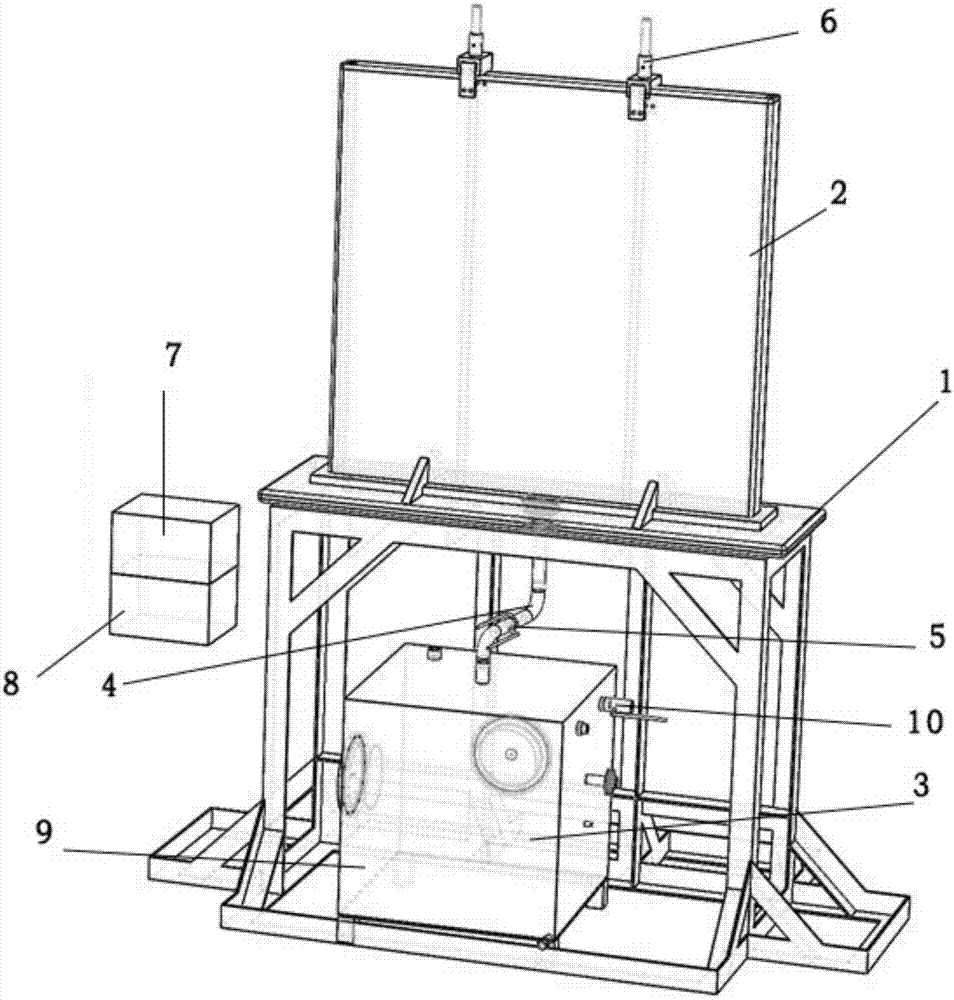 Visual experimental system for shake features of molten fuel tank during severe accidents of sodium-cooled fast reactor