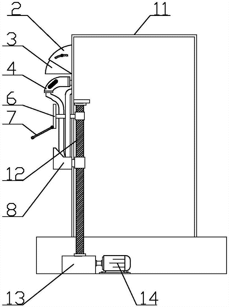 Charging pile for electric automobile