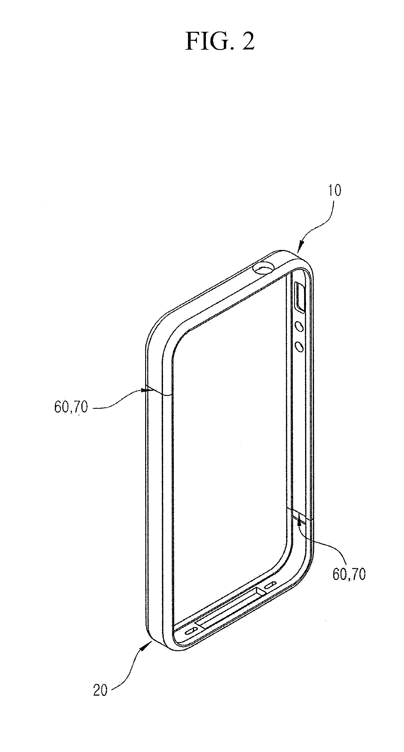 Protective case for portable electronic device