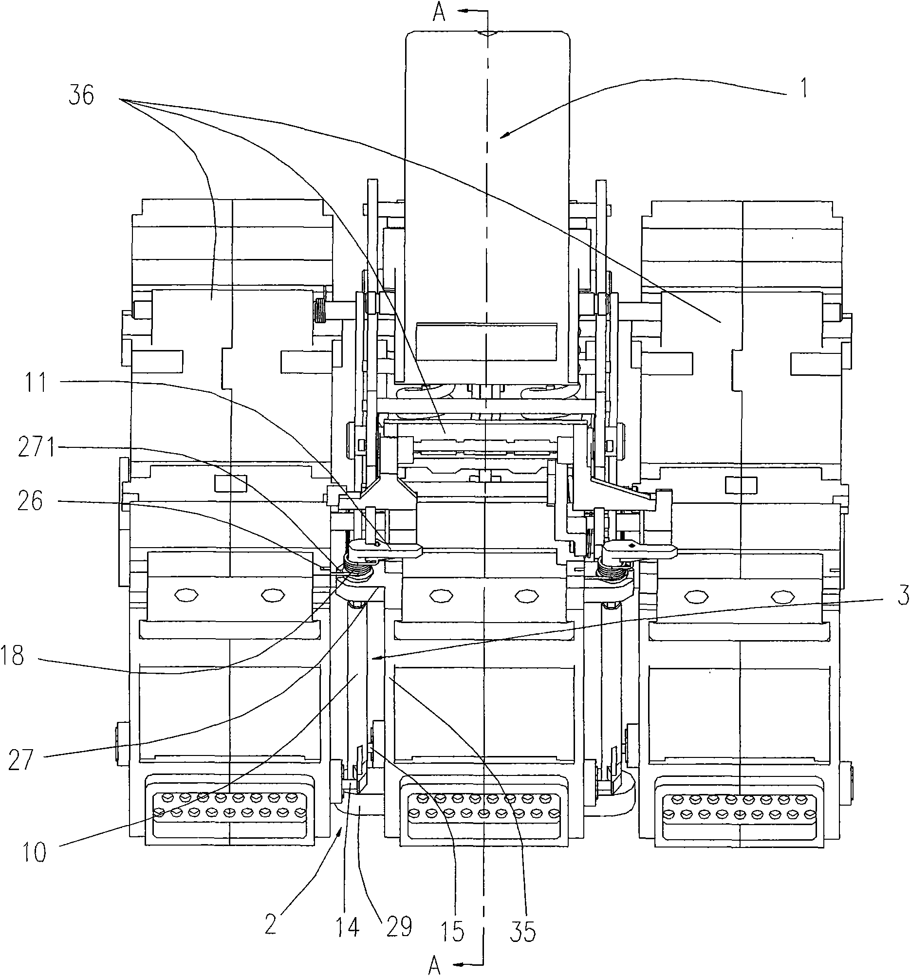 Quick trip breaker with function of pneumatic actuation trip