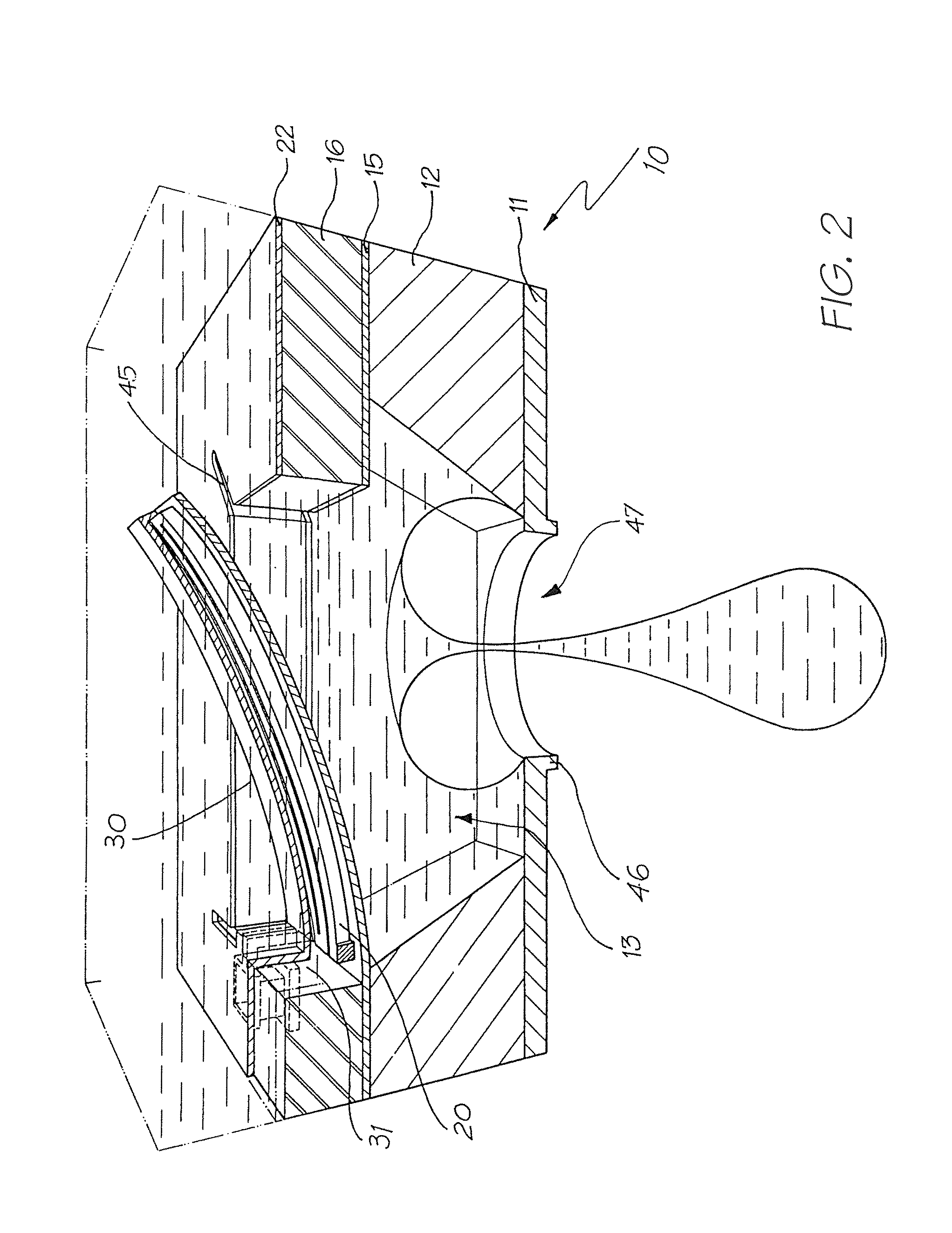 Printhead IC With Filter Structure At Inlet To Ink Chambers