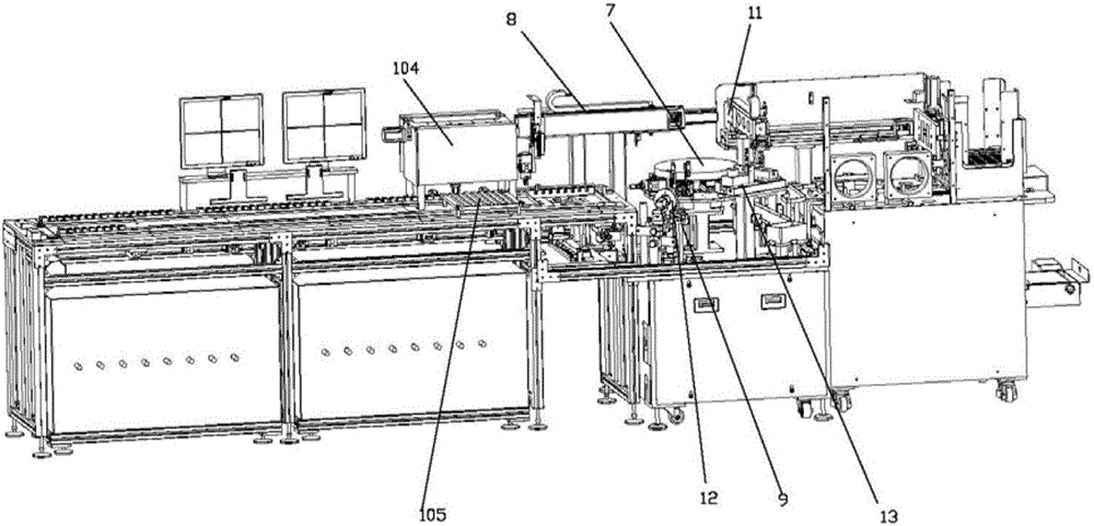 Automatic sensor detection machine