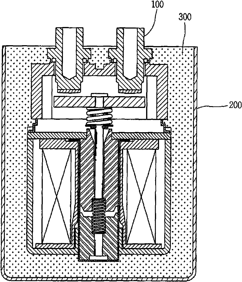 Low-noise electromagnetic switch and making method thereof