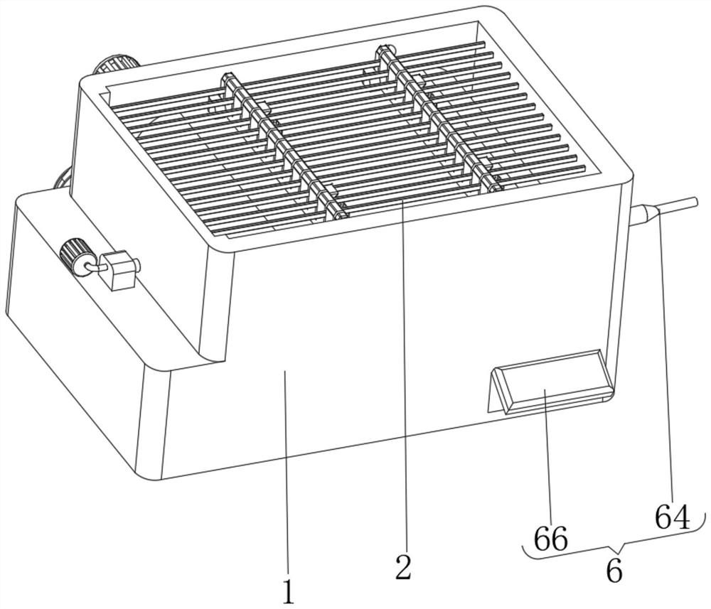 A device for cleaning grout stuck to shoe soles during painting