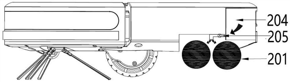 Integrated station of cleaning robot