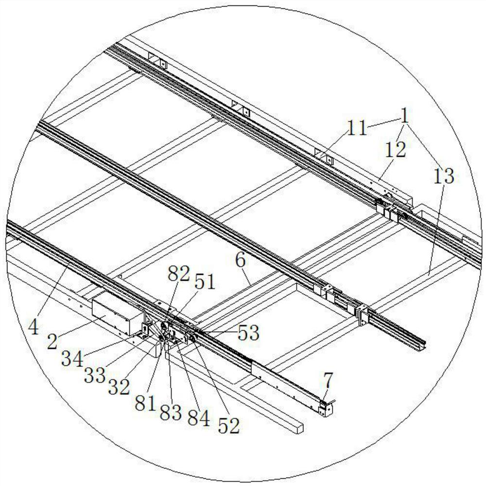 Horizontal moving device