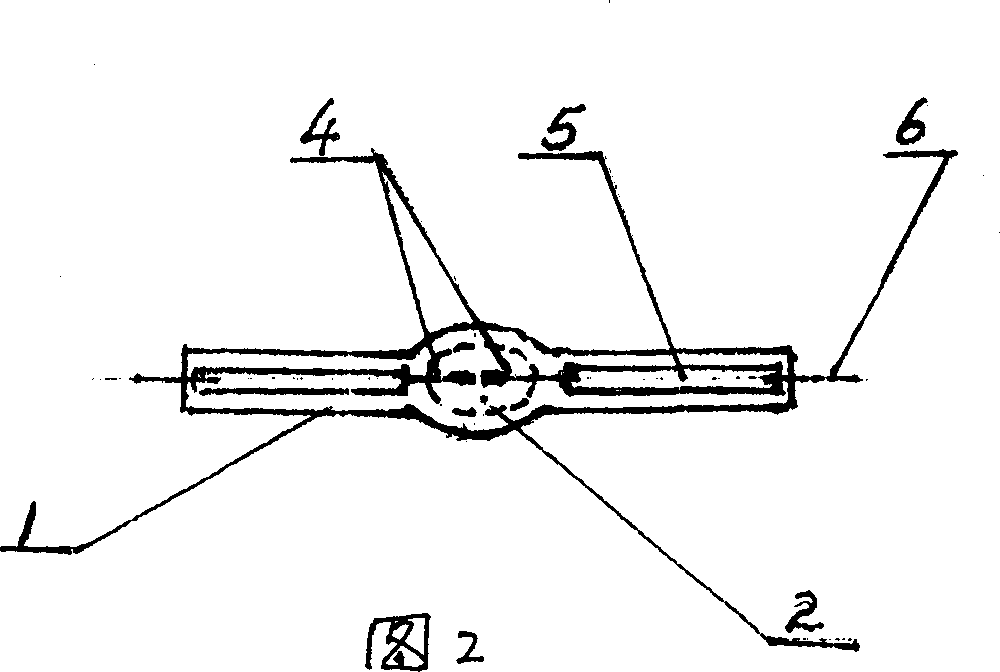 Superhigh pressure mecury lamp