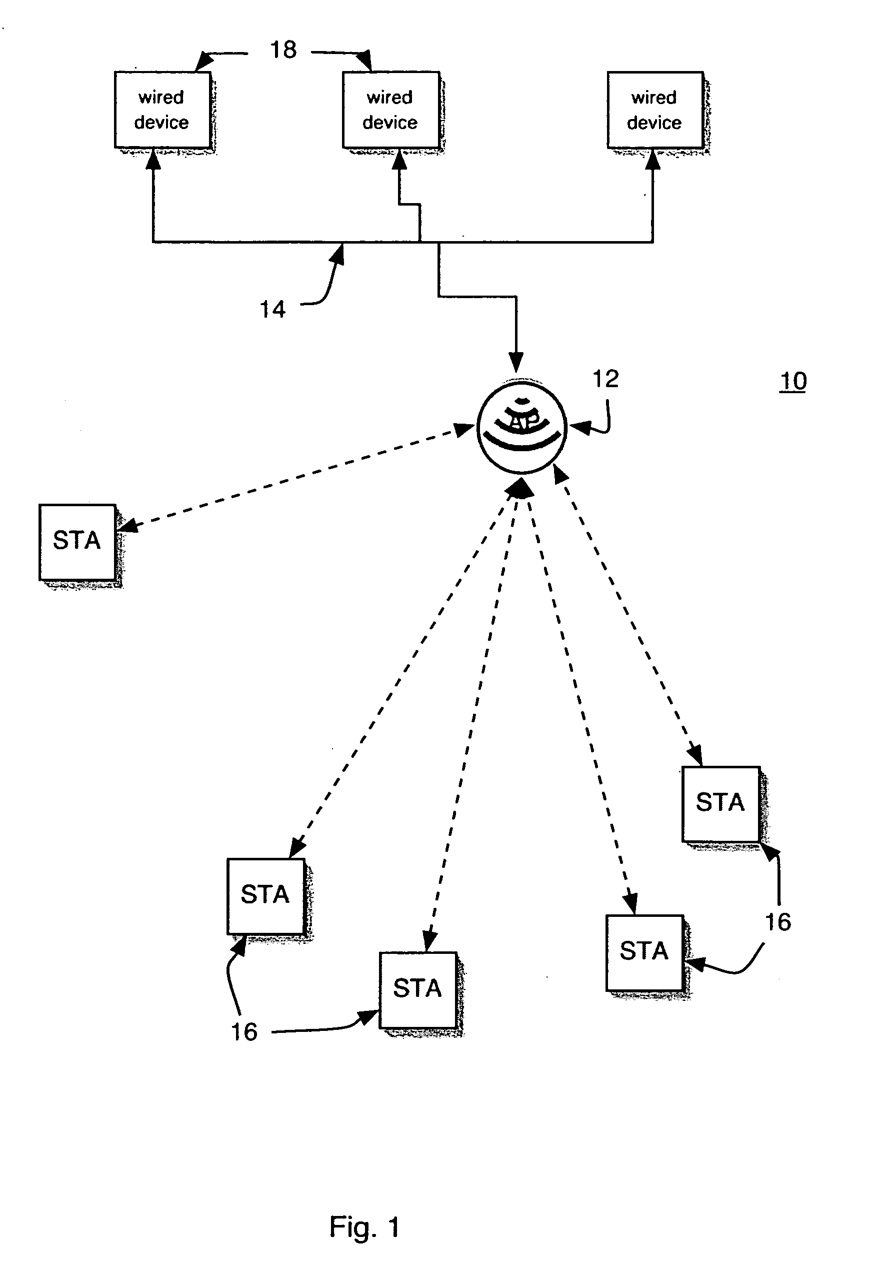 Distance determination apparatus for use by devices in a wireless network