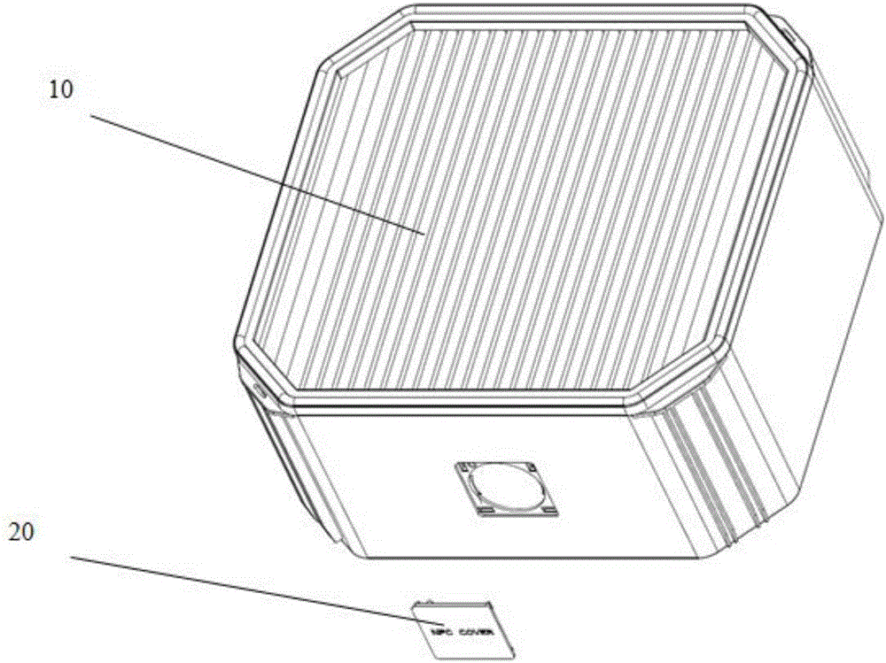 Service life monitoring device of wear-and-tear component, and intelligent electric appliance