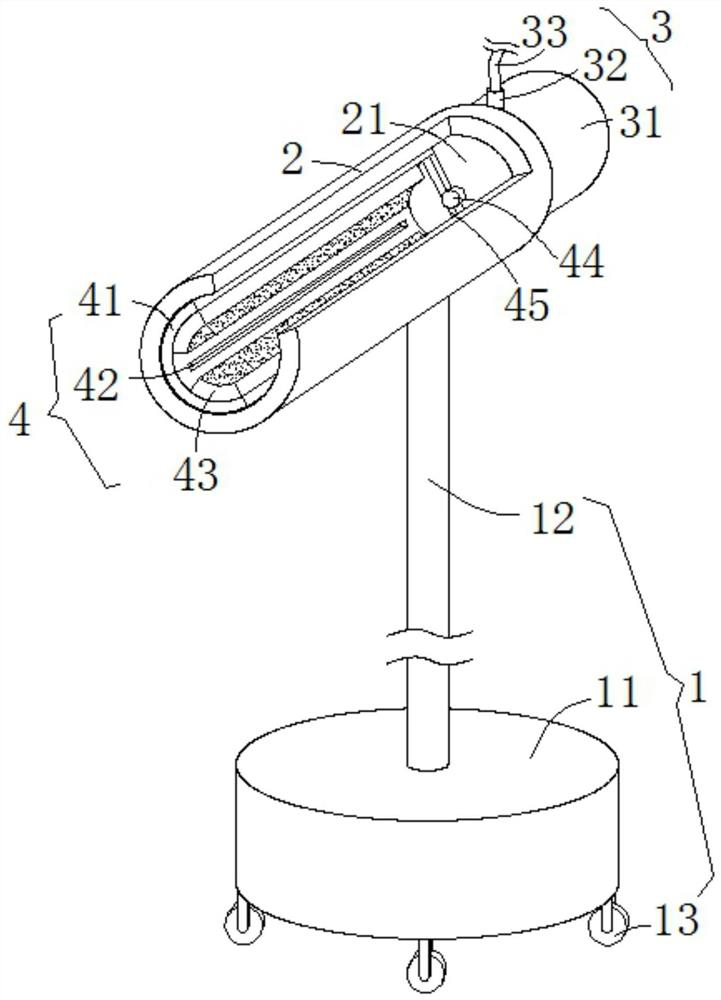 Cross infection prevention device capable of achieving disinfection and cleaning for laparoscopy and disinfection and cleaning method