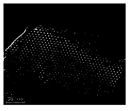 Cysteine modified SBA-15 mesoporous material and preparation method thereof