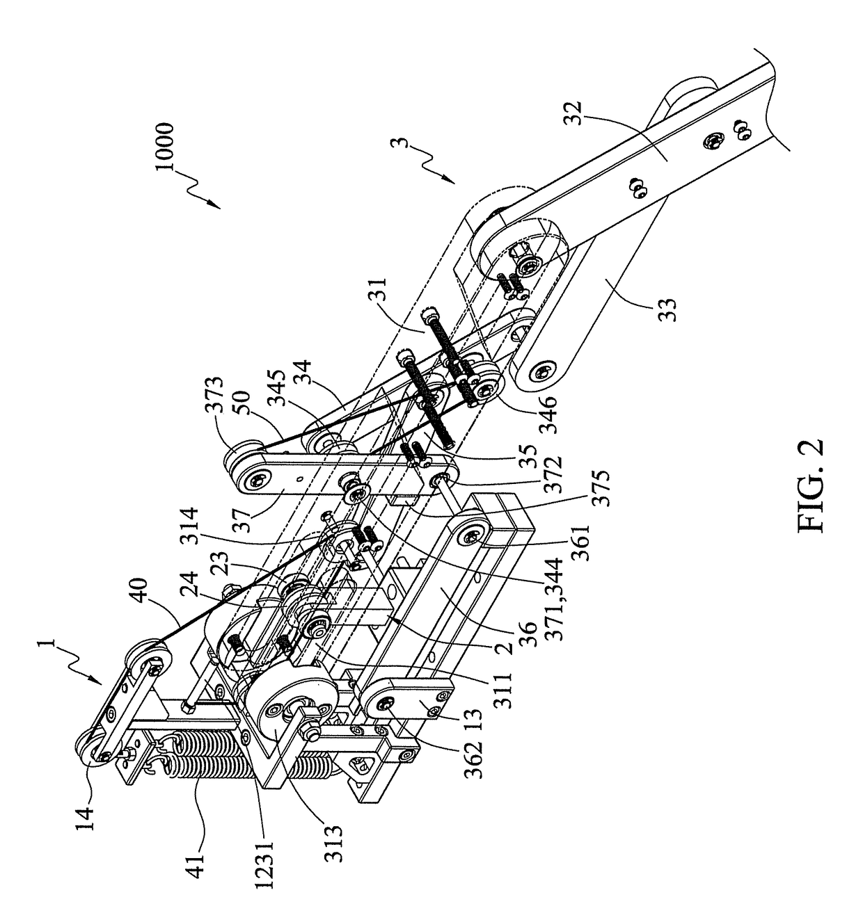 Auxiliary device for muscle strength training