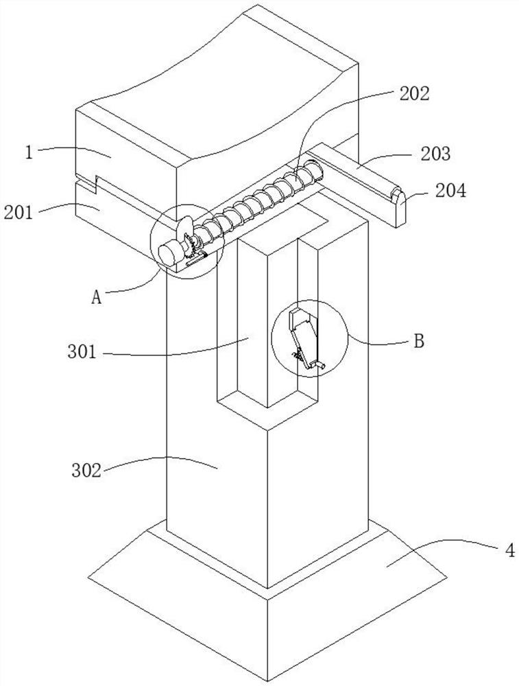 Neck limiting device capable of preventing approaching during writing