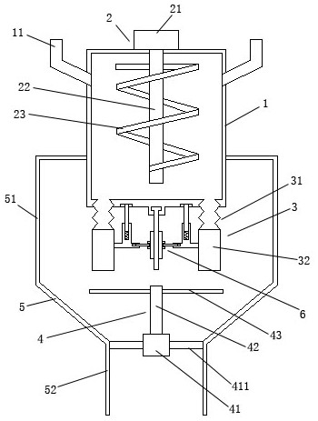 Transverse adjustment type functional food granulation device and granulation processing technology thereof