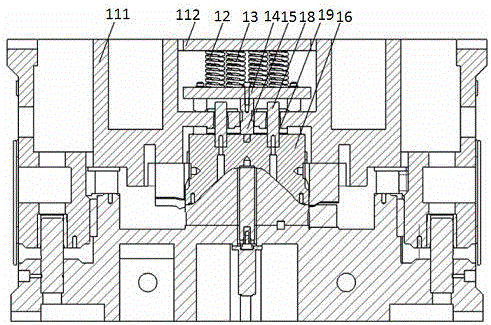 A stamping die