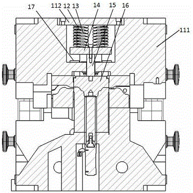 A stamping die