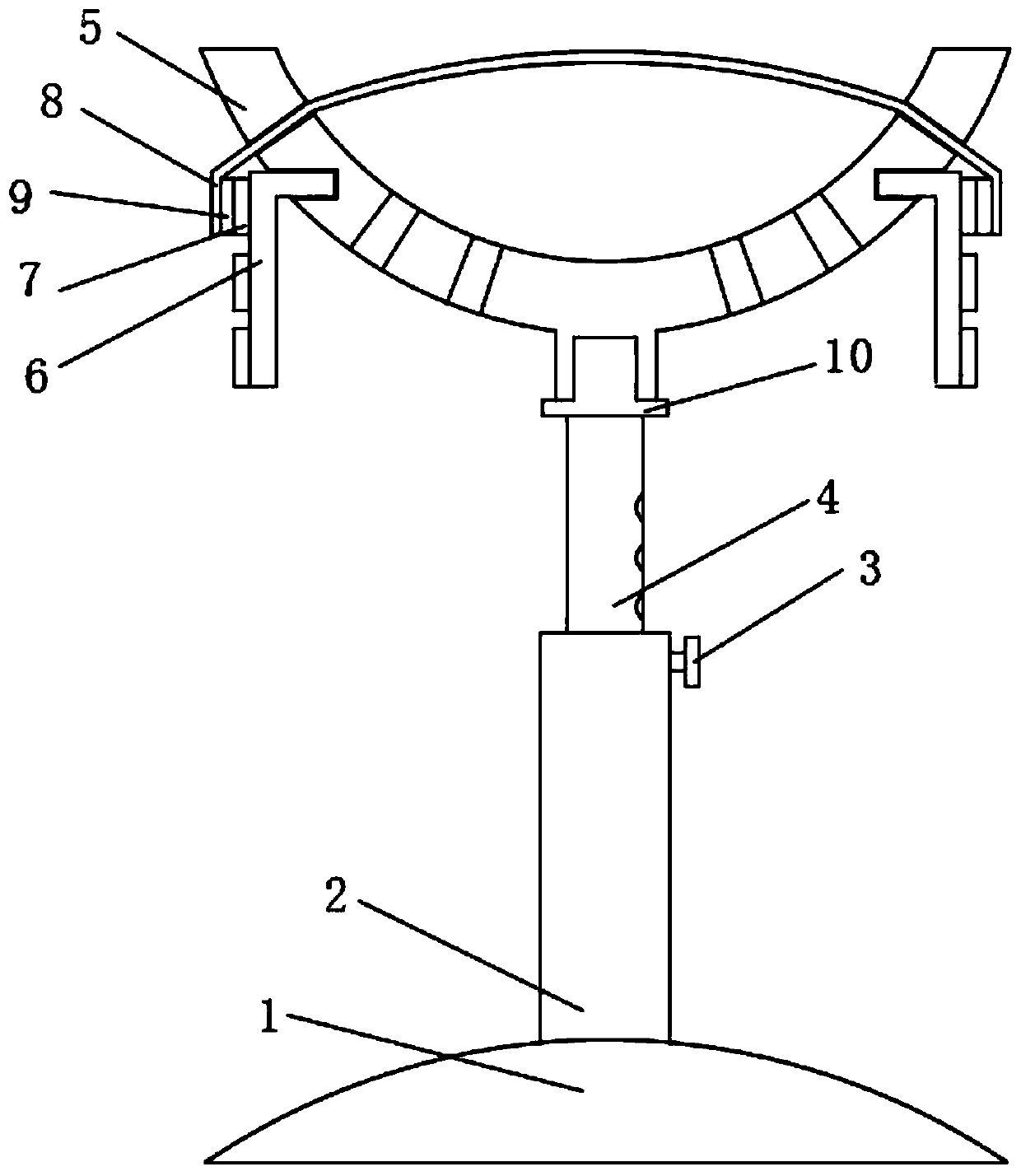 Arm supporting frame used for hand surgery