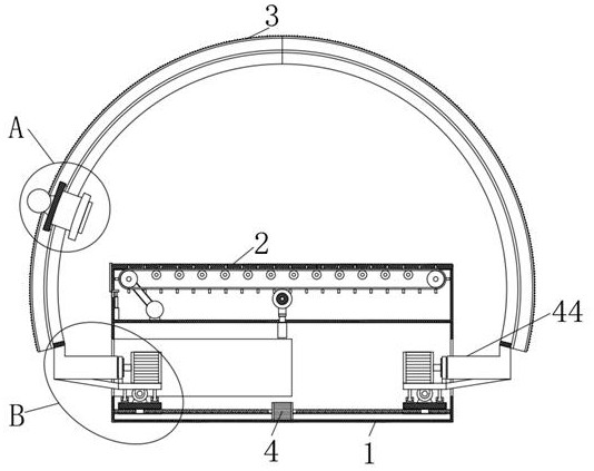 Urban planning layout display system