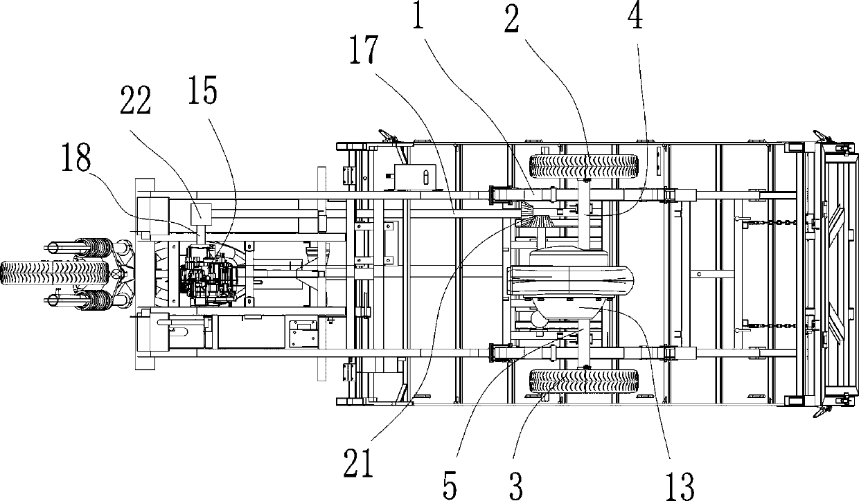 Motor tricycle with novel differential