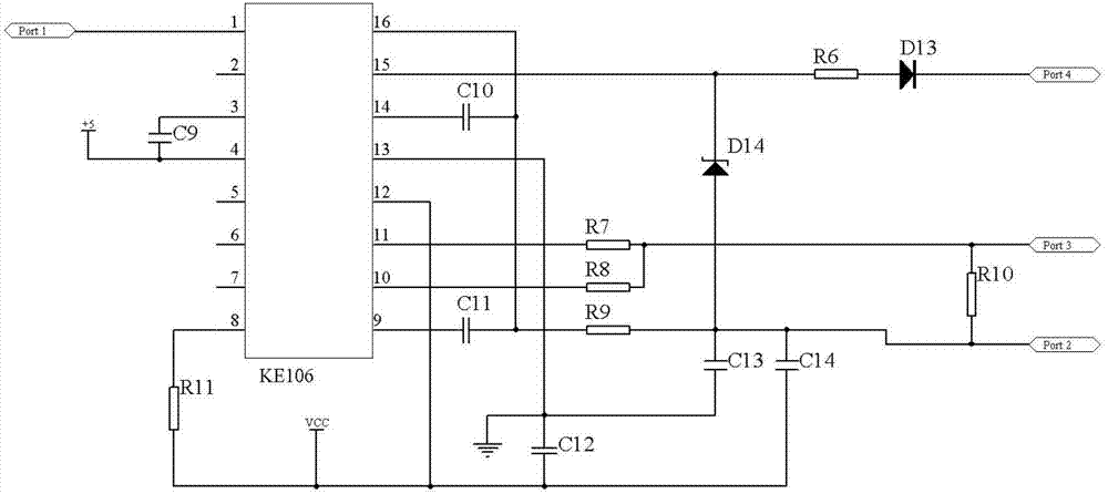 Pulse xenon lamp simulation testing circuit