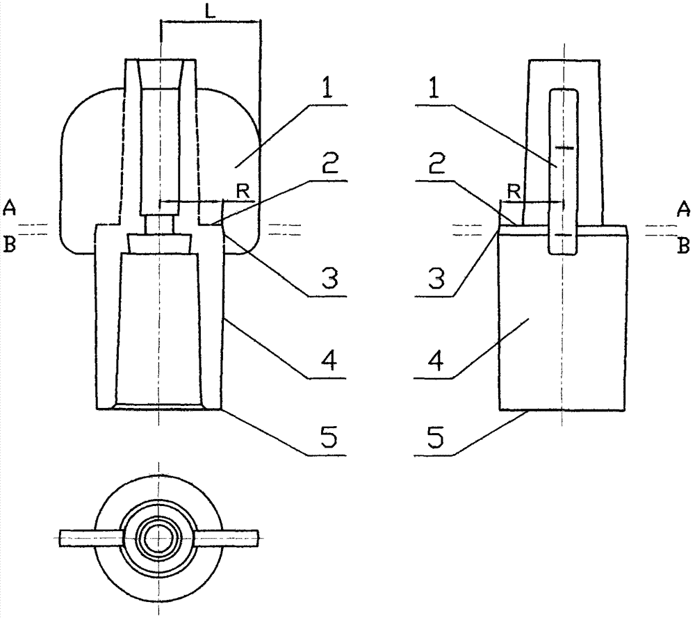 Wing-shaped infusion needle connection seat