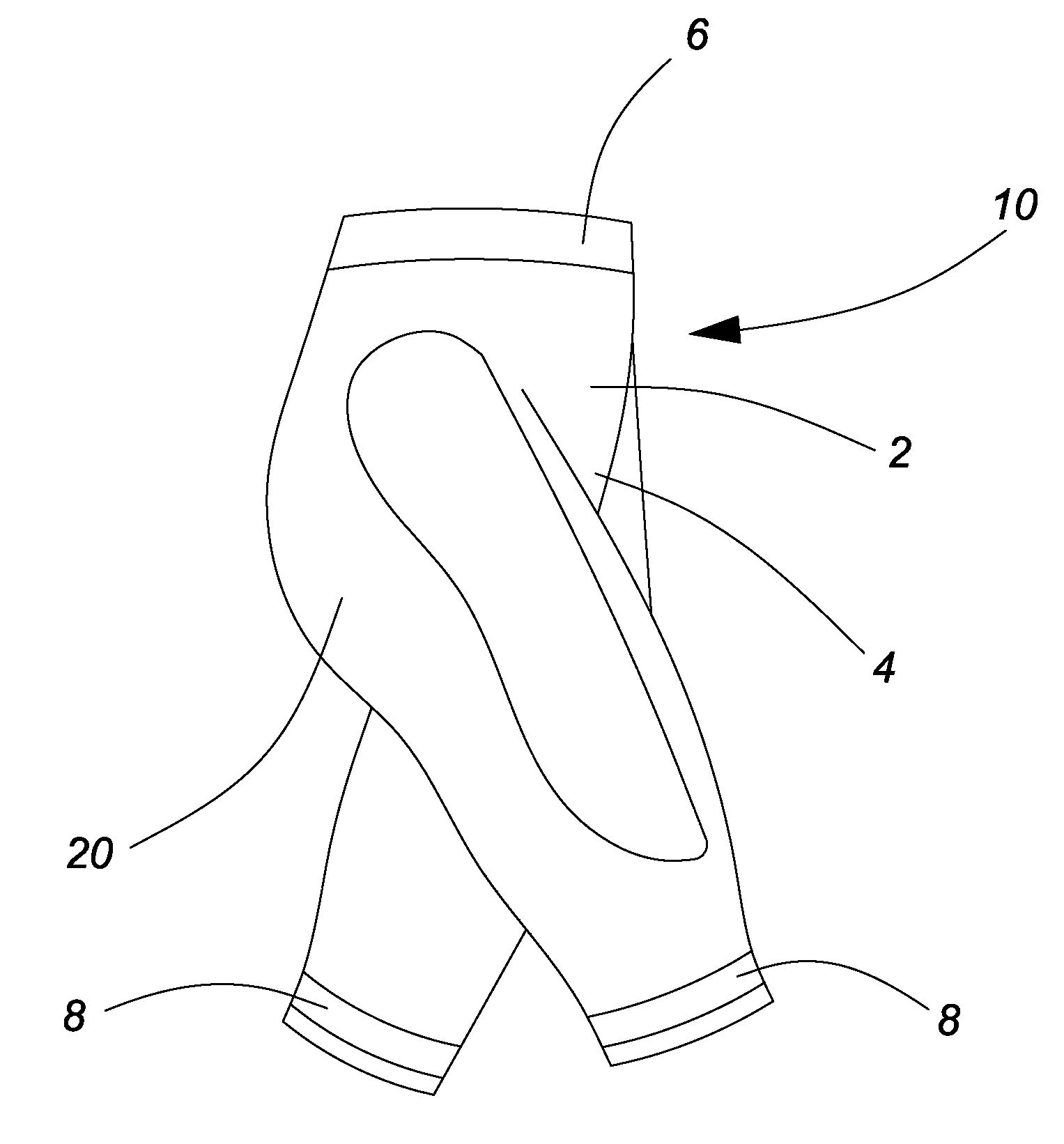 Caloric burn garment