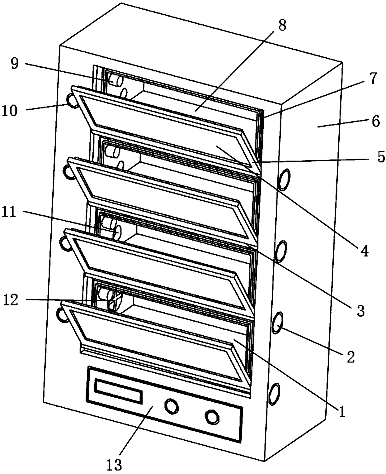 An intelligent sterilizing and deodorizing shoe cabinet