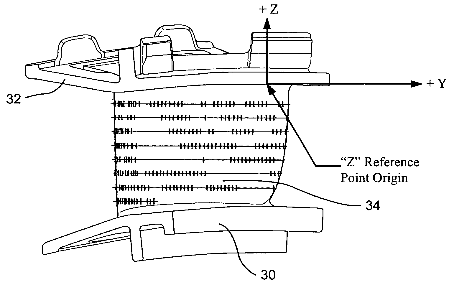 Airfoil shape and sidewall flowpath surfaces for a turbine nozzle