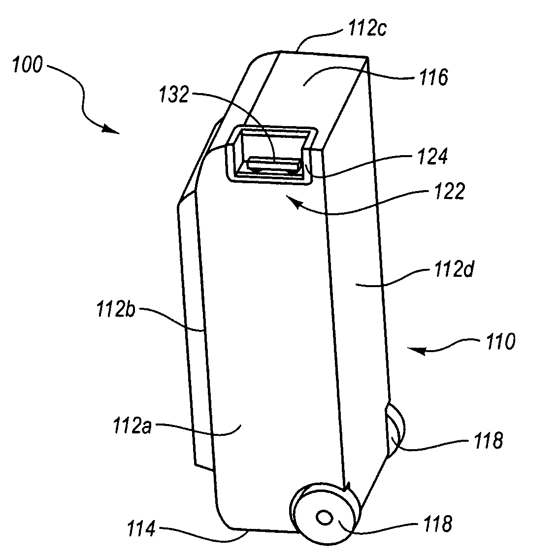 Side handle luggage