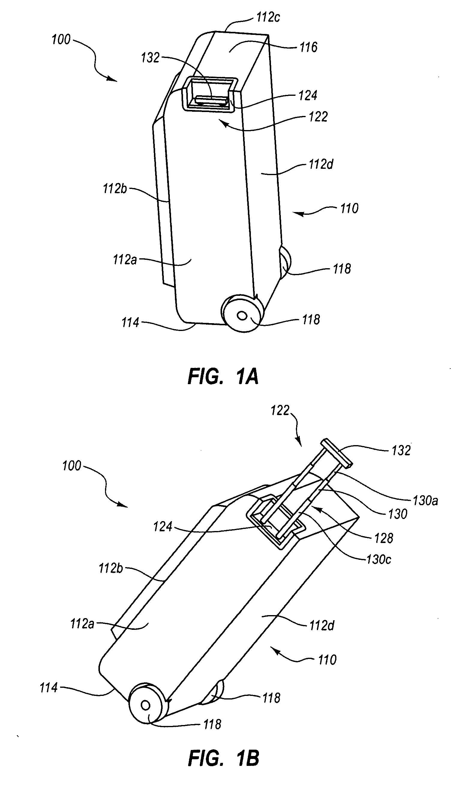 Side handle luggage