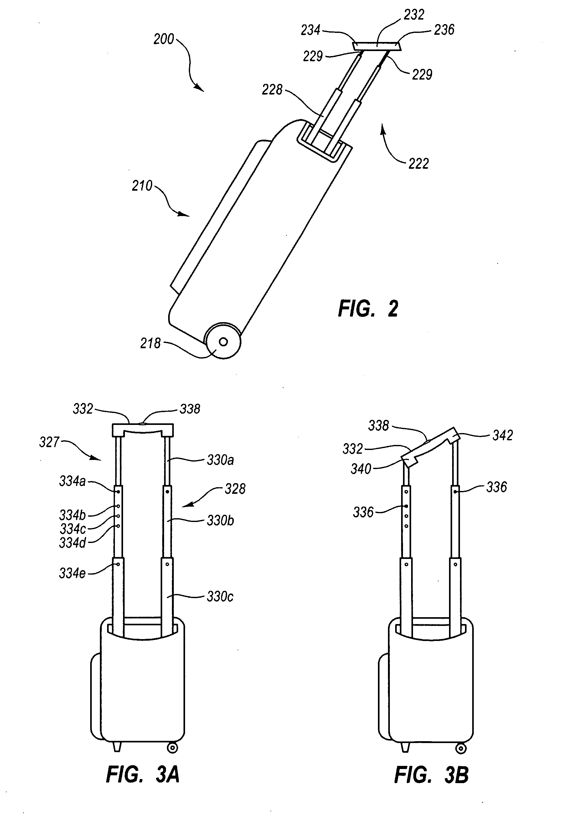 Side handle luggage