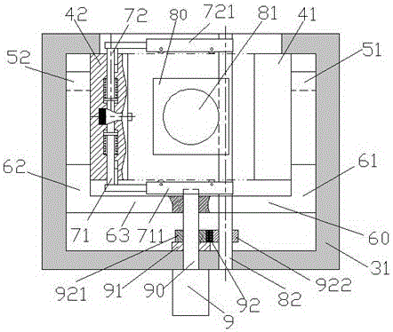 Square workpiece clamping clamp module